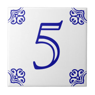 Spanish House Number Tile