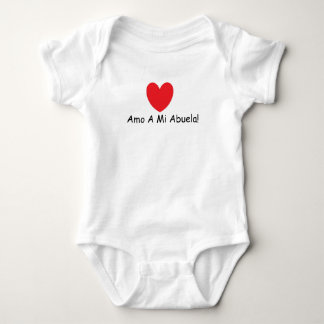 Spanish - I Love My Grandmother! Jersey Bodysuit