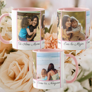Spanish I Love You Mum 3 Photo Mother's Day Gift  Mug