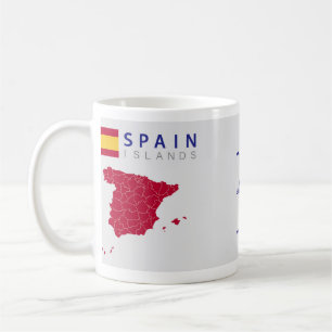 Spanish islands coffee mug
