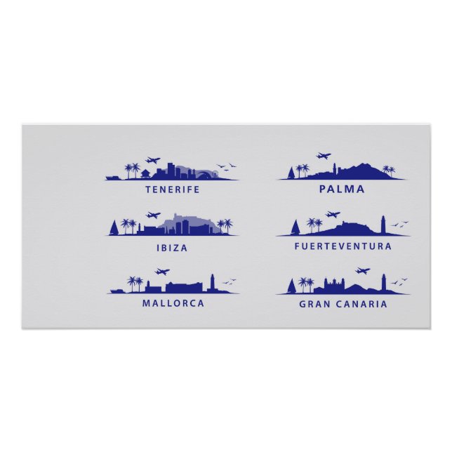 Spanish islands poster (Front)