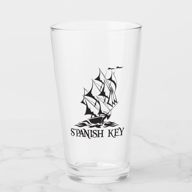 Spanish Key Glass (Front)