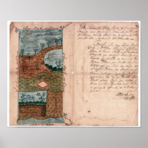 Spanish Land Grant for Pedro Calla Poster