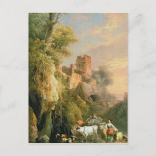 Spanish landscape postcard