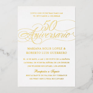 Spanish Language 50th Wedding Anniversary