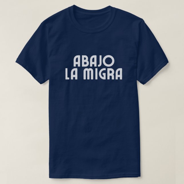 Spanish Language Down With ICE T-Shirt (Design Front)
