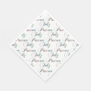 Spanish Language Easter Feliz Pascua Napkins
