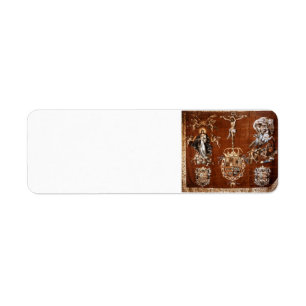 Spanish Lepanto Banner Return Label Return Address Label