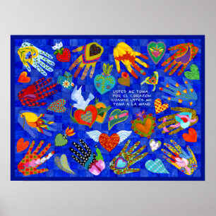 spanish love saying for anyone you love poster