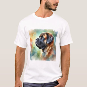Spanish Mastiff 110724AREF107 - Watercolor T-Shirt