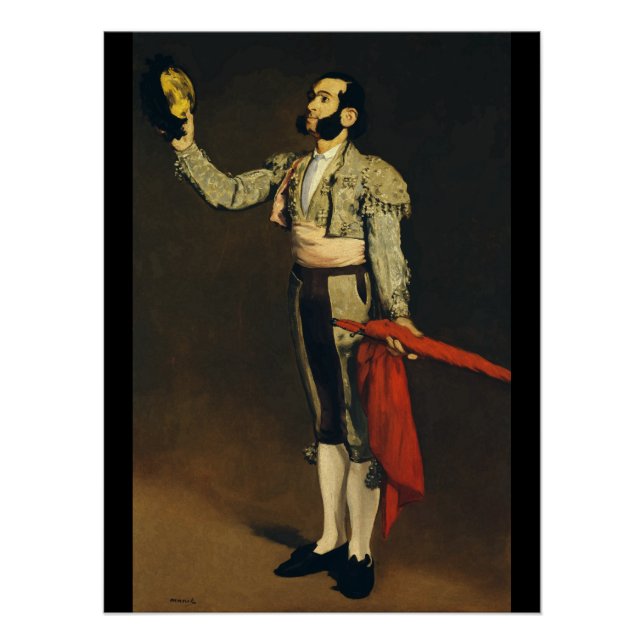 Spanish Matador by Edouard Manet Poster (Front)