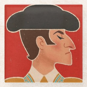 Spanish Matador Spain Glass Coaster