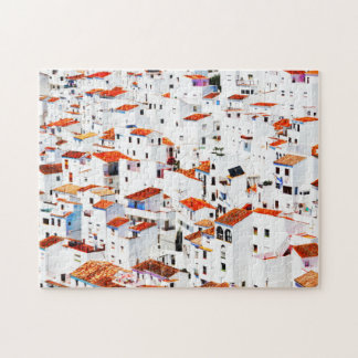 Spanish Mediterranean Village Jigsaw Puzzle