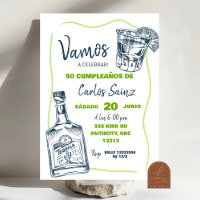 Spanish Mexican Tequila Man Birthday Party