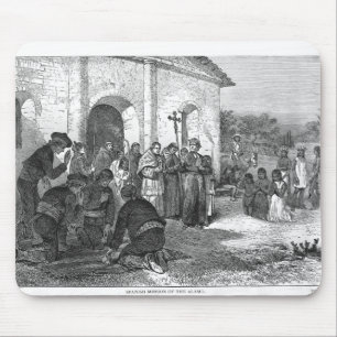 Spanish Mission of the Alamo Mouse Pad