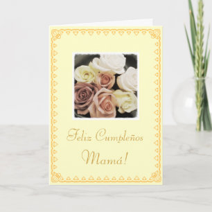 Spanish: Mom's birthday Cumpleanos / Mama Card
