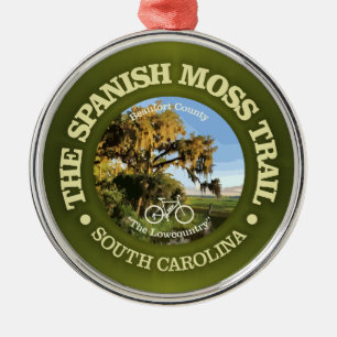 Spanish Moss Trail (cycling c) Metal Ornament