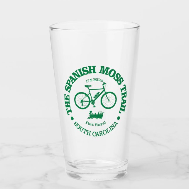 Spanish Moss Trail (cycling) Glass (Front)