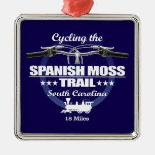 Spanish Moss Trail (H2) Metal Ornament