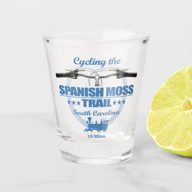 Spanish Moss Trail (H2) Shot Glass (Front)