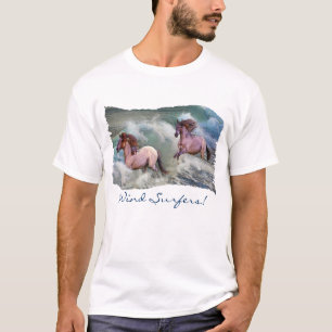 Spanish Mustangs & Ocean Wind-surfing Shirt