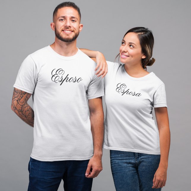 Spanish name Esposo (Husband) Simple, Elegant T-Shirt (Creator Uploaded)