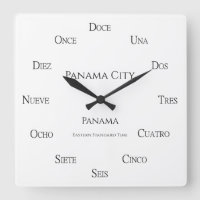 Spanish Numbers Custom Places and Time Zone