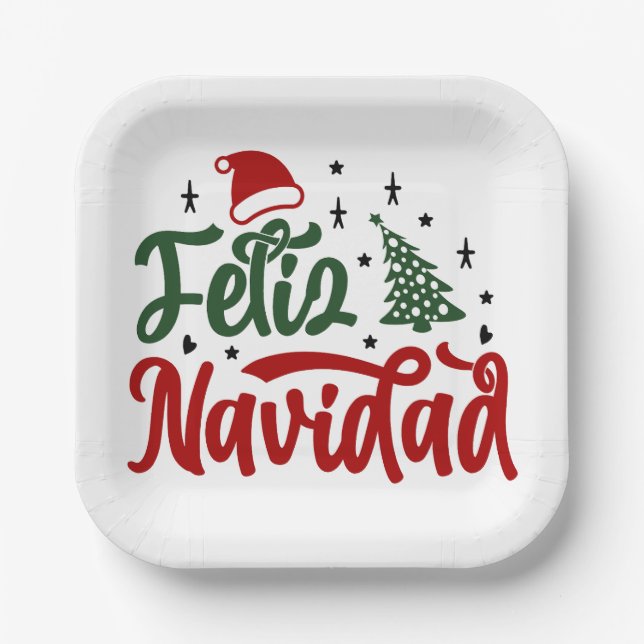 Spanish Paper Plates   (Front)