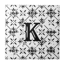 Spanish Pattern Distressed Tile | 