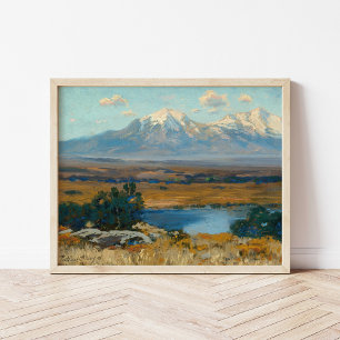 Spanish Peaks, CO Charles Partridge Adams Poster