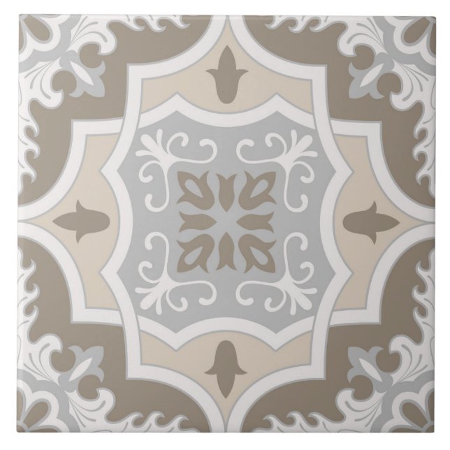 Spanish Portuguese Boho  Ceramic Tile (Front)