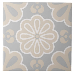 Spanish Portuguese Boho Ceramic Tile