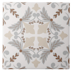 Spanish Portuguese Boho  Ceramic Tile