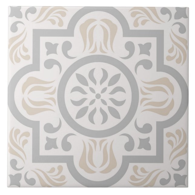 Spanish Portuguese Boho  Ceramic Tile (Front)