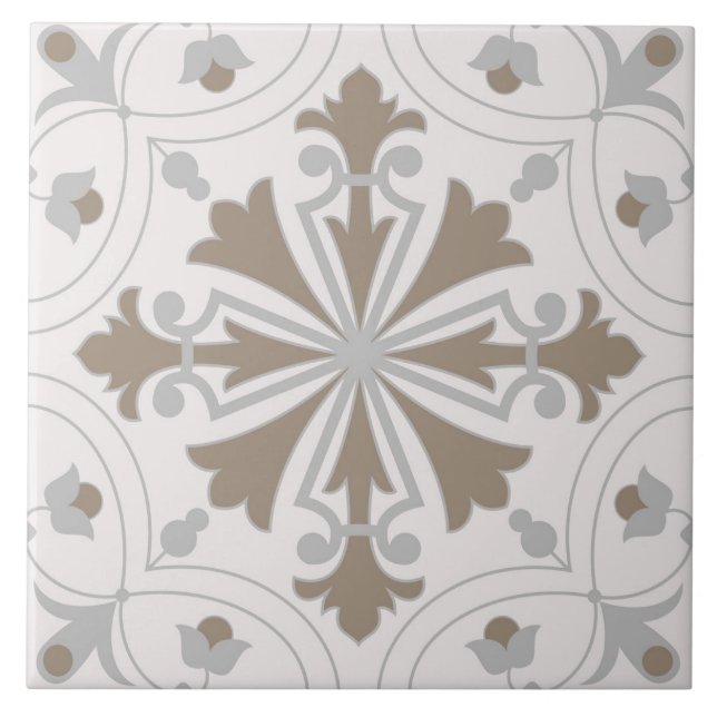 Spanish Portuguese Boho  Ceramic Tile (Front)