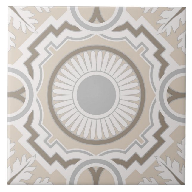 Spanish Portuguese Boho  Ceramic Tile (Front)