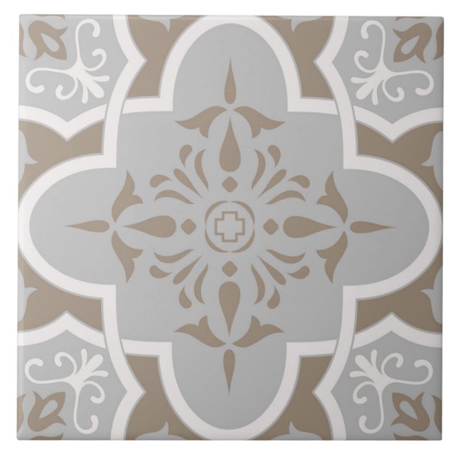 Spanish Portuguese Boho  Ceramic Tile (Front)