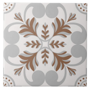 Spanish Portuguese Boho  Ceramic Tile