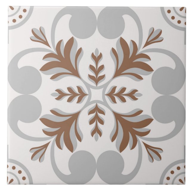 Spanish Portuguese Boho  Ceramic Tile (Front)