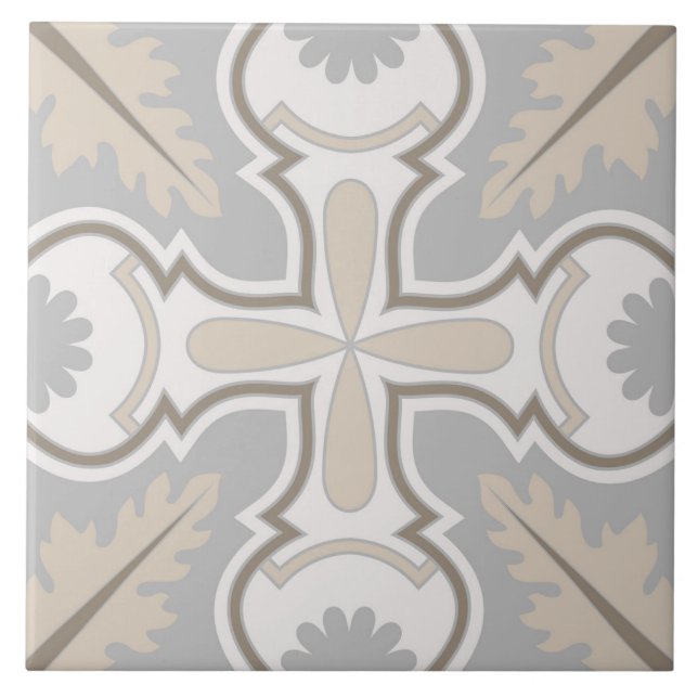 Spanish Portuguese Boho  Ceramic Tile (Front)