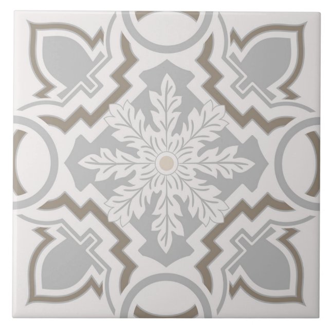 Spanish Portuguese Boho  Ceramic Tile (Front)