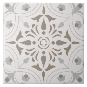 Spanish Portuguese Boho  Ceramic Tile