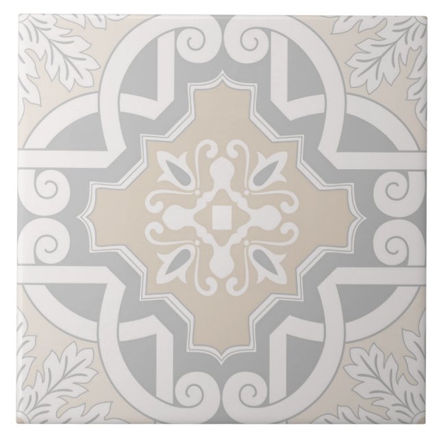 Spanish Portuguese Boho  Ceramic Tile (Front)