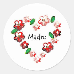 Spanish Quotes Classic Round Sticker