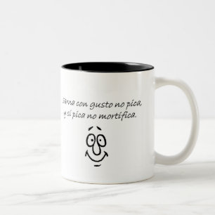 Spanish Quotes Two-Tone Coffee Mug
