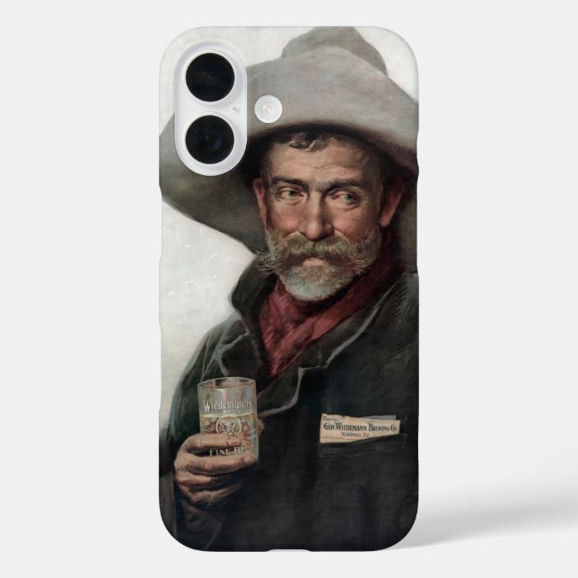 Spanish Ranchero Cowboy in Old West Saloon Case-Mate iPhone Case (Back)