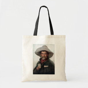 Spanish Ranchero Cowboy in Old West Saloon Tote Bag