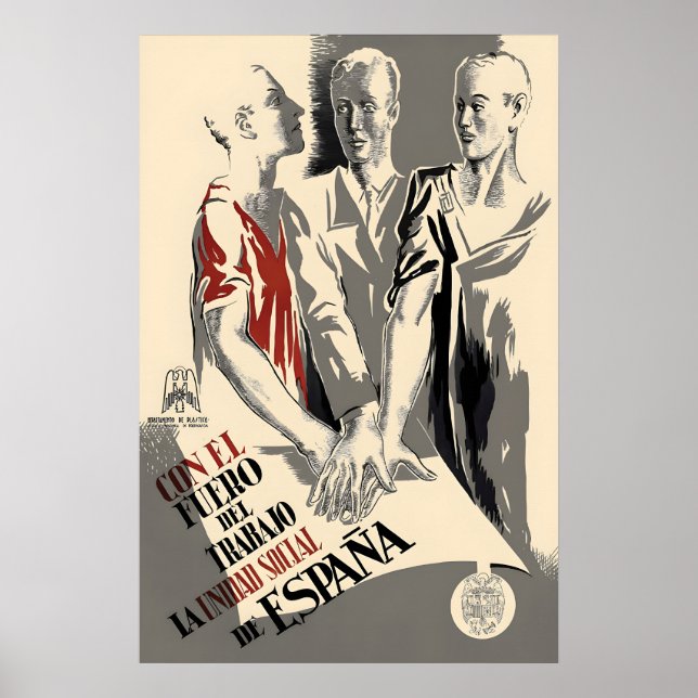 Spanish Republican Civil War Propaganda Poster (Front)