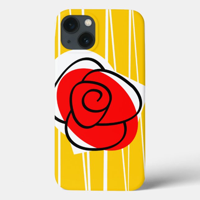 Spanish Rose iPad Mini case horizontal (Back)