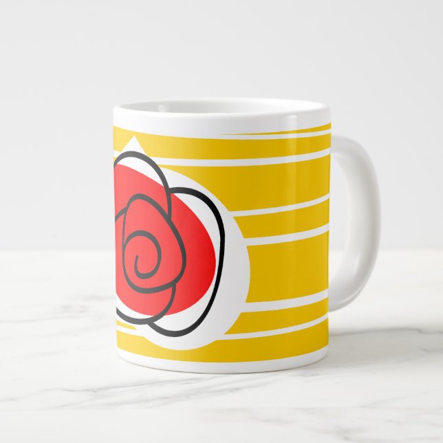 Spanish Rose mug jumbo (Front Right)
